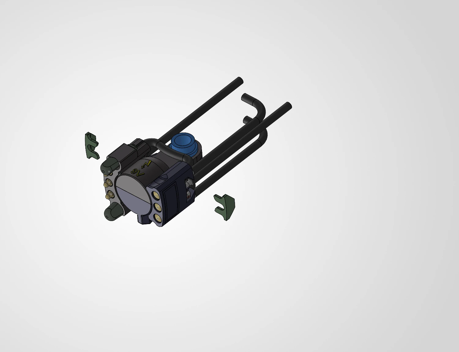 The copper foil on the coupler side is flattened