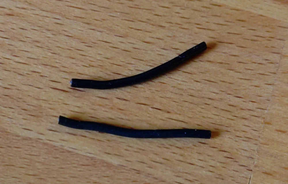 Brown wire with crimped pogo pin