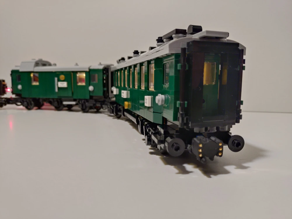 Baden luggage car seen from the side